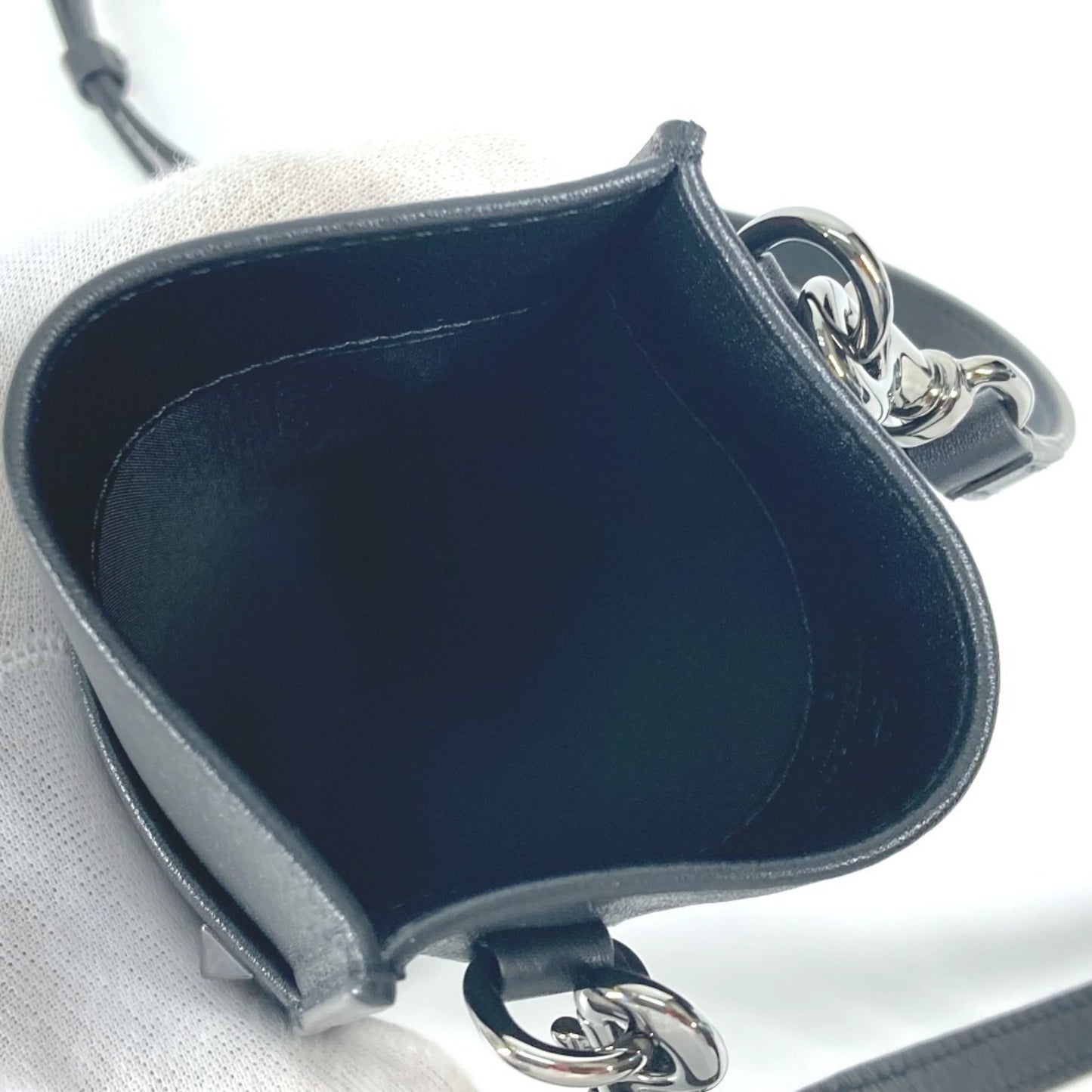 Shoulder Bag Leather Pochette Valentino