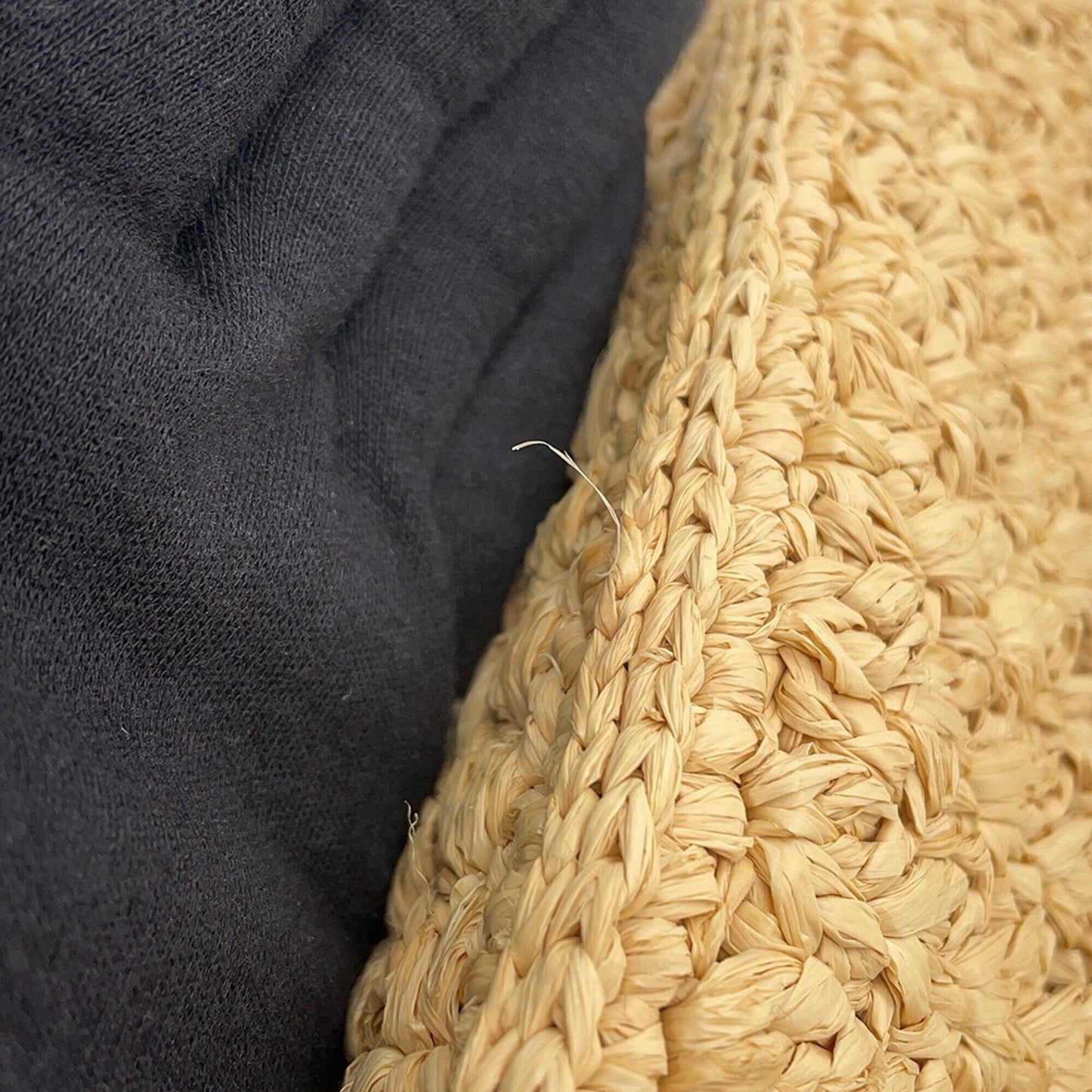 Raffia leather bag celine shoulder