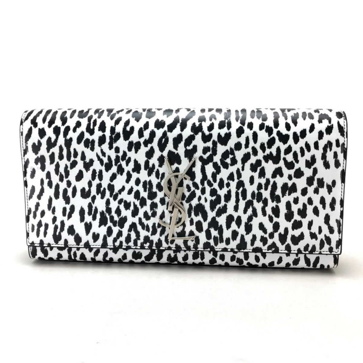 SAINT LAURENT Clutch Bag Leather