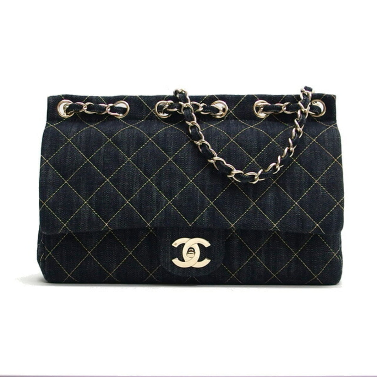 CHANEL Shoulder Bag Denim