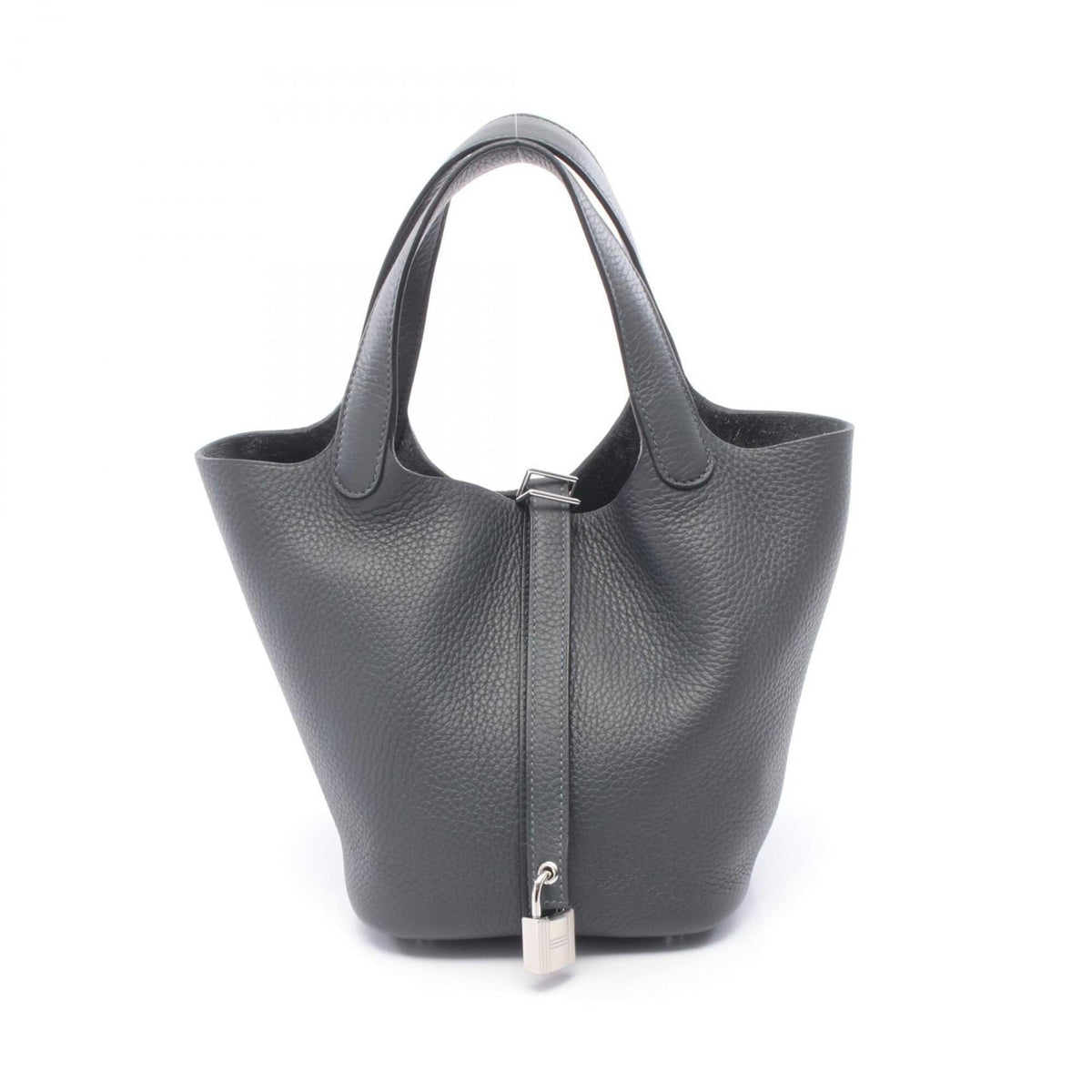 HERMES Handbag Taurillon Clemence Leather