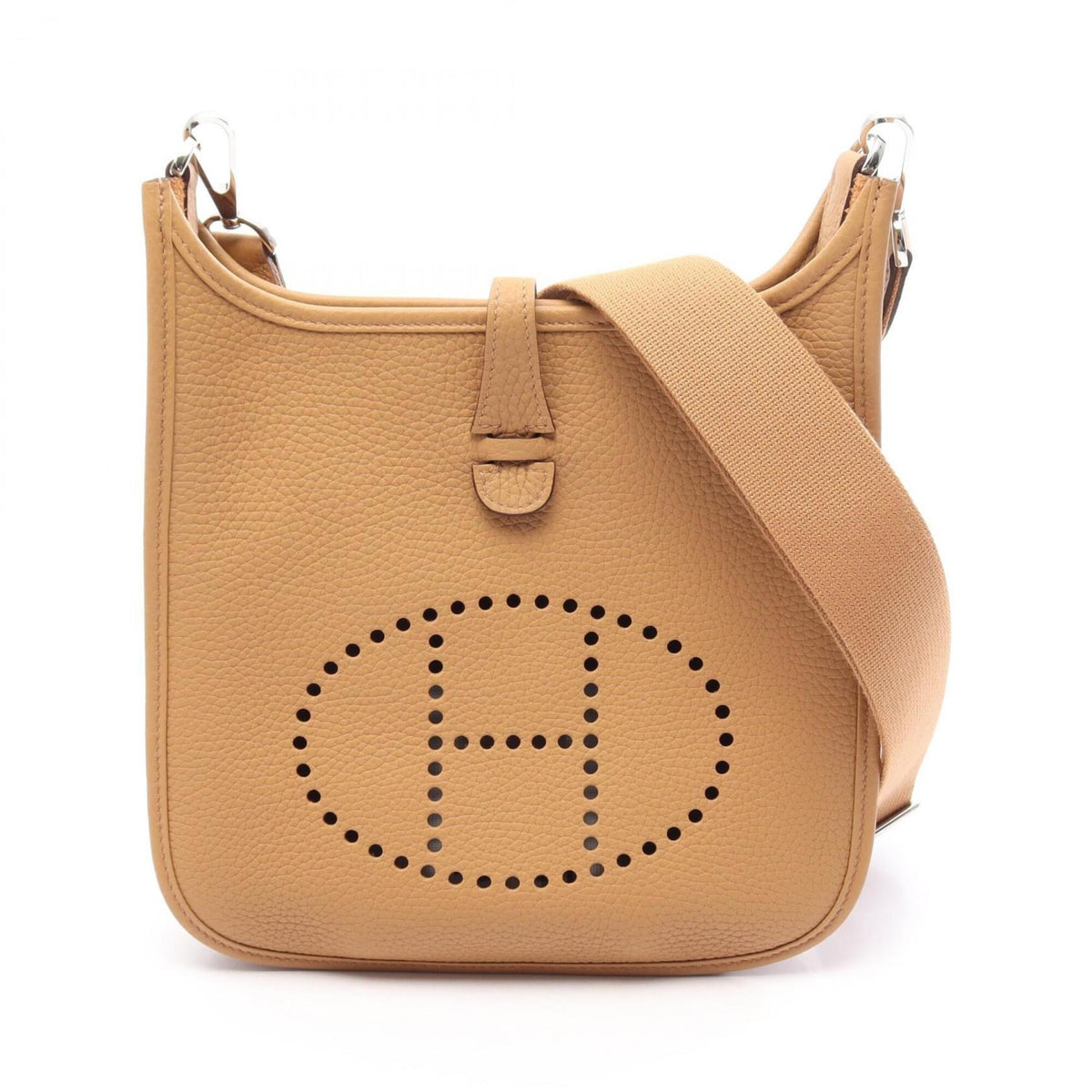 HERMES Shoulder Bag Taurillon Clemence Leather