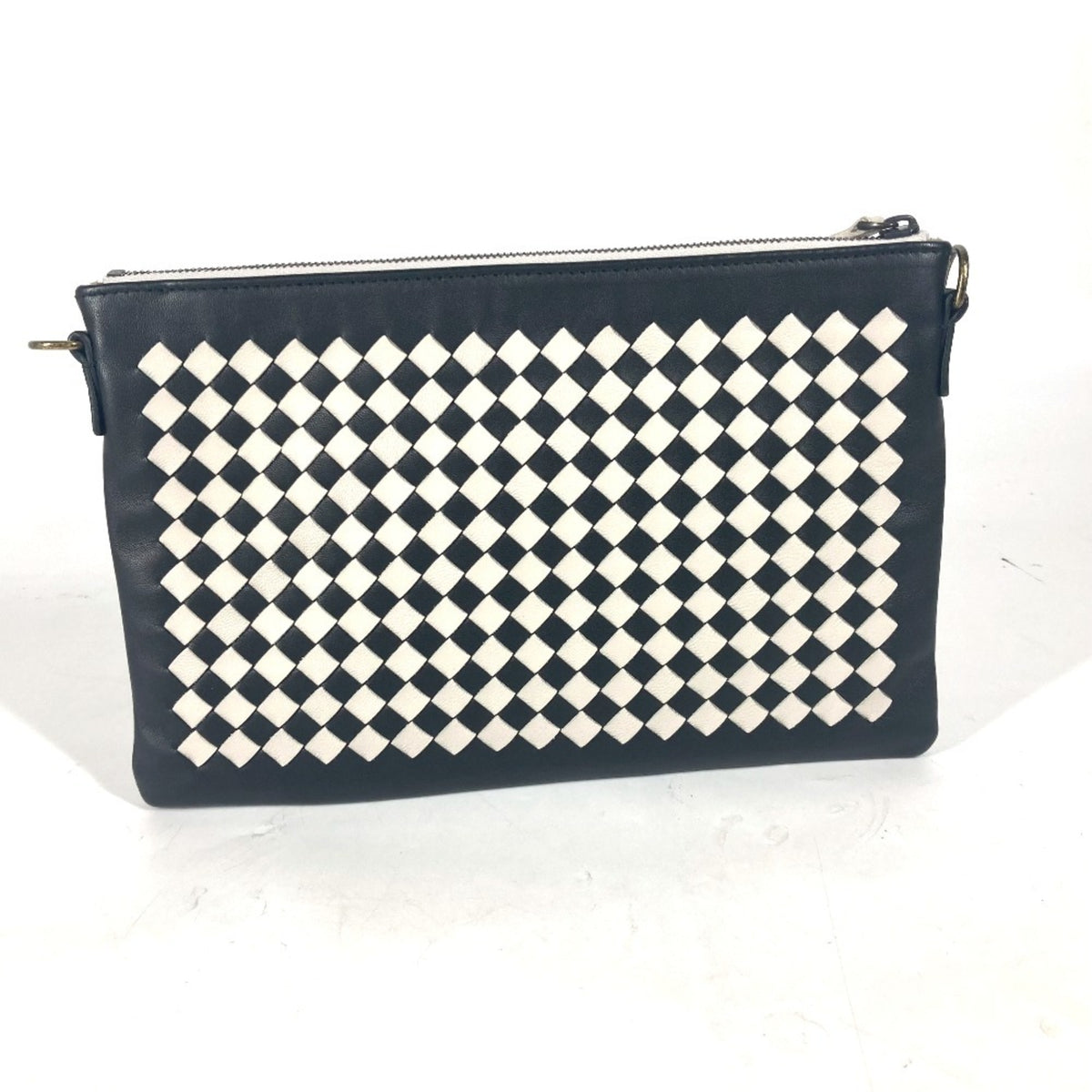 BOTTEGA VENETA Clutch Bag Pochette Pouch Shoulder Bag Leather