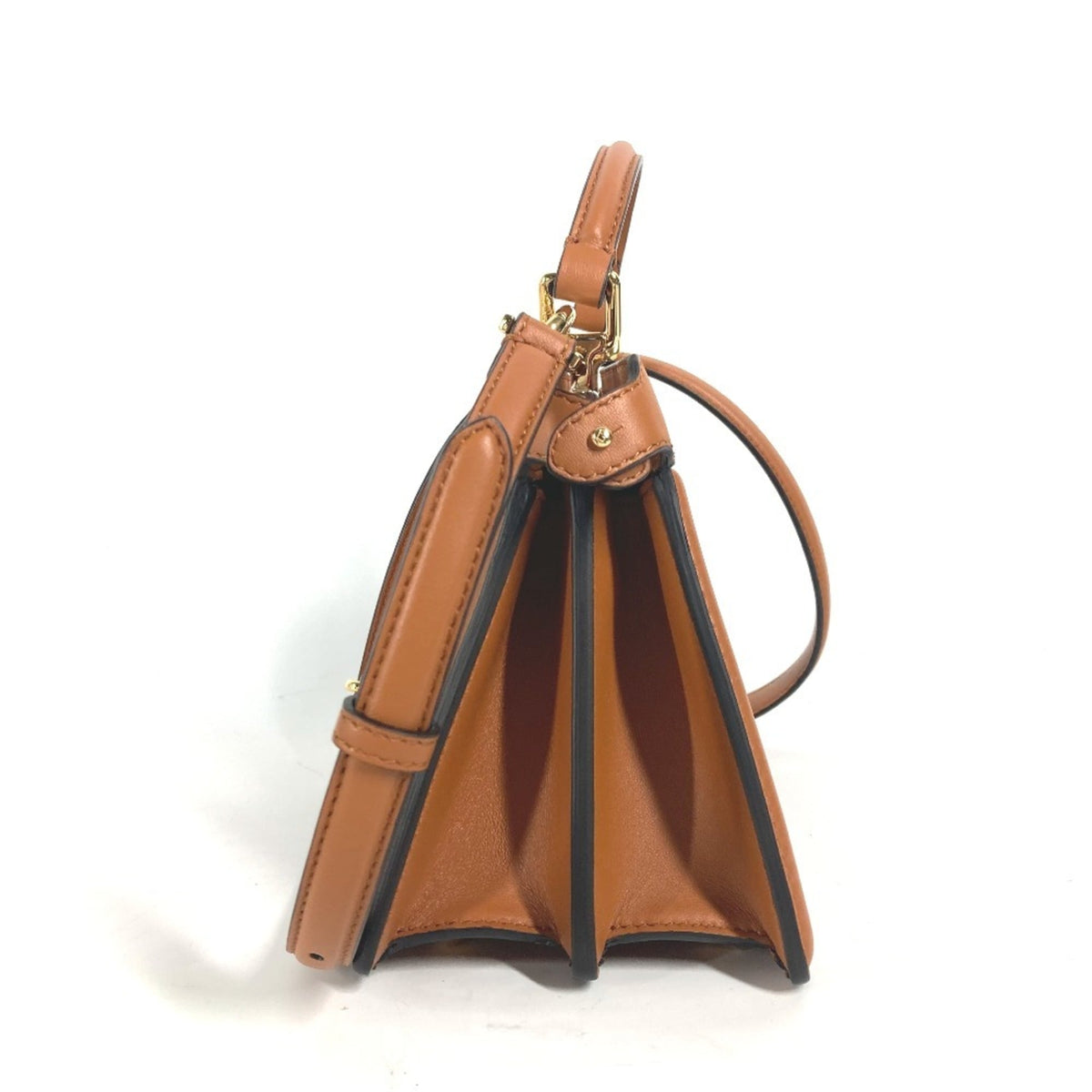 FENDI Handbag Shoulder Bag Leather