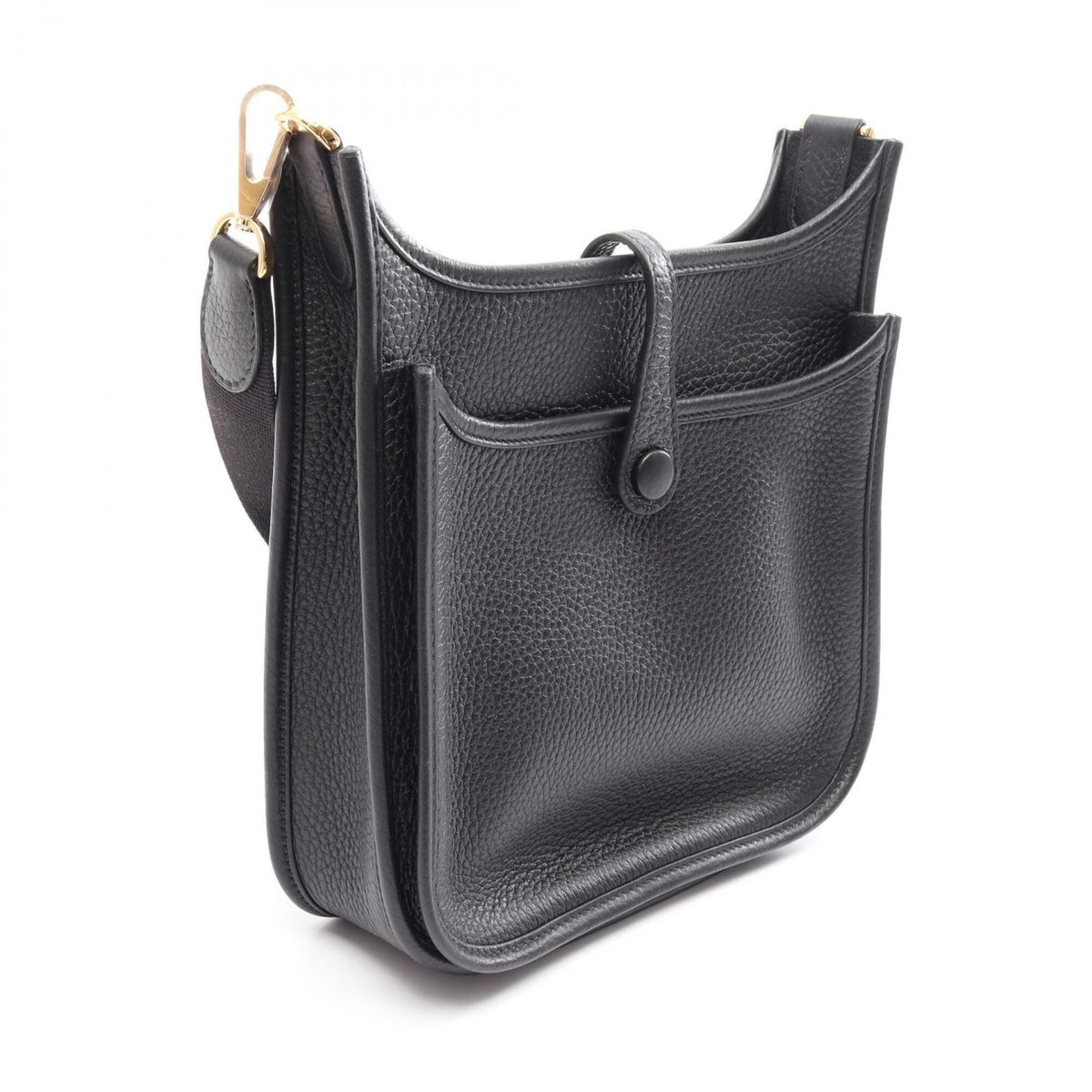 HERMES Shoulder Bag Taurillon Clemence Leather