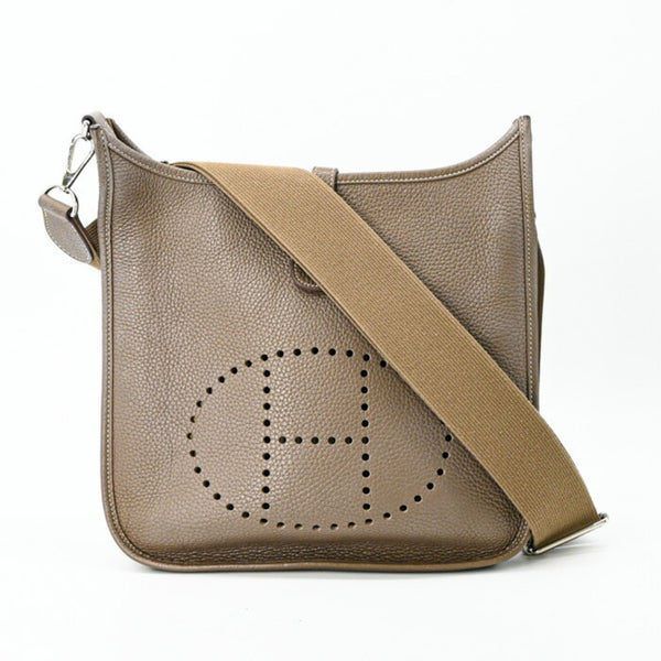 Clemence Leather Shoulder Bag By Hermes