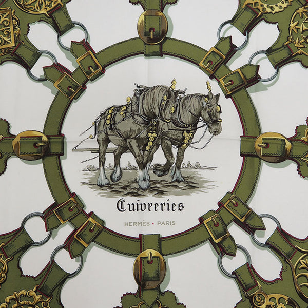 Hermes silk scarf