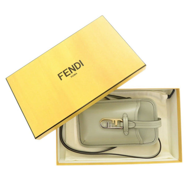 Leather shoulder bag pouch from Fendi