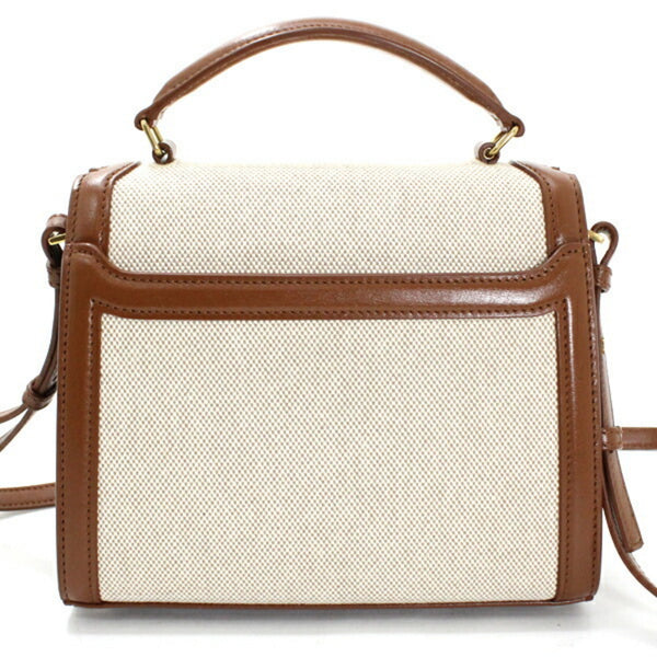 Shoulder Bag Canvas Leather By Saint Laurent