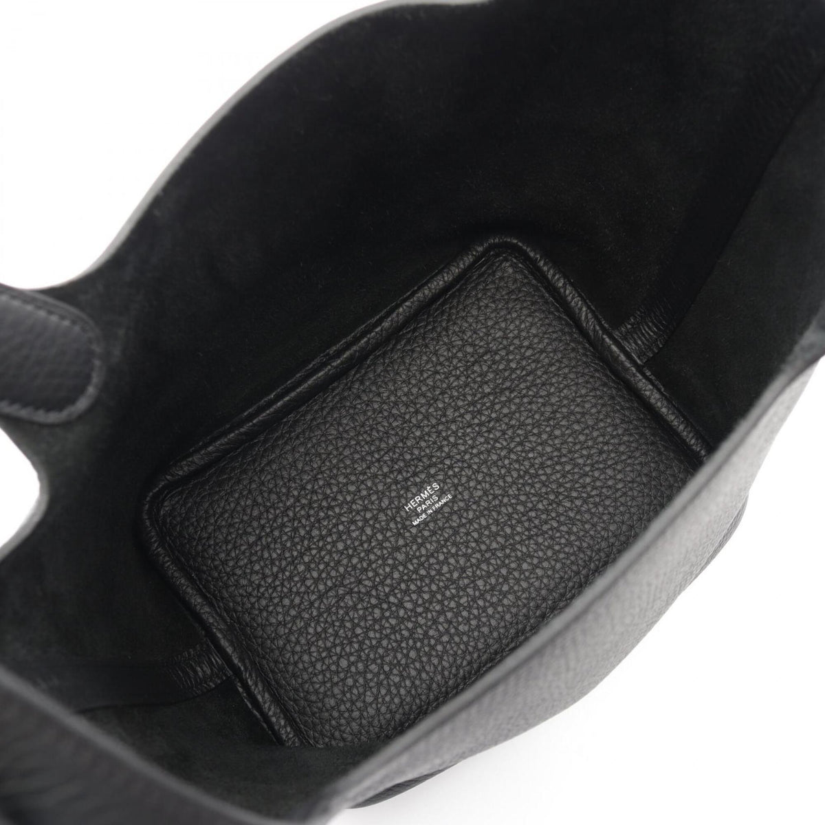 HERMES Handbag Taurillon Clemence Leather
