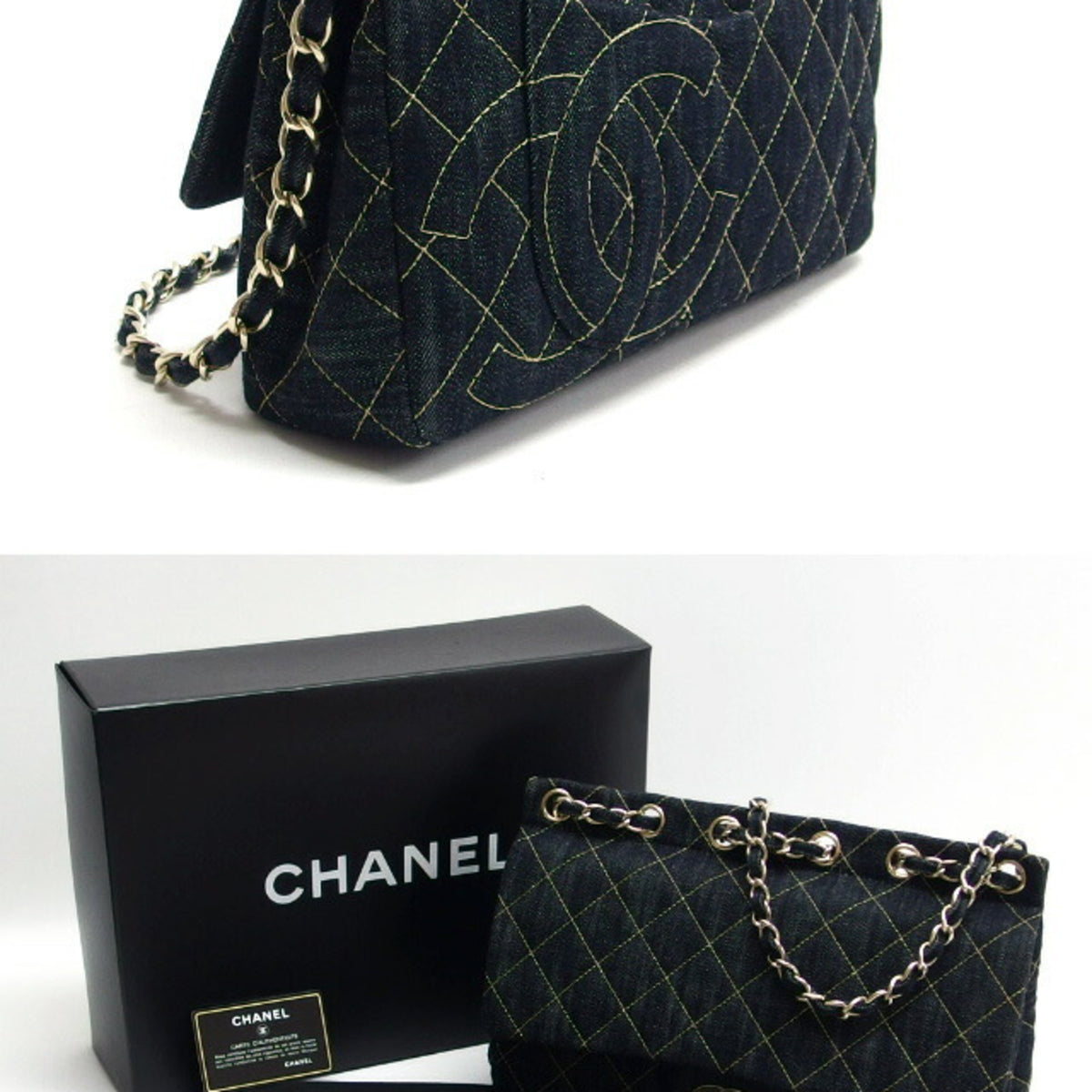 CHANEL Shoulder Bag Denim