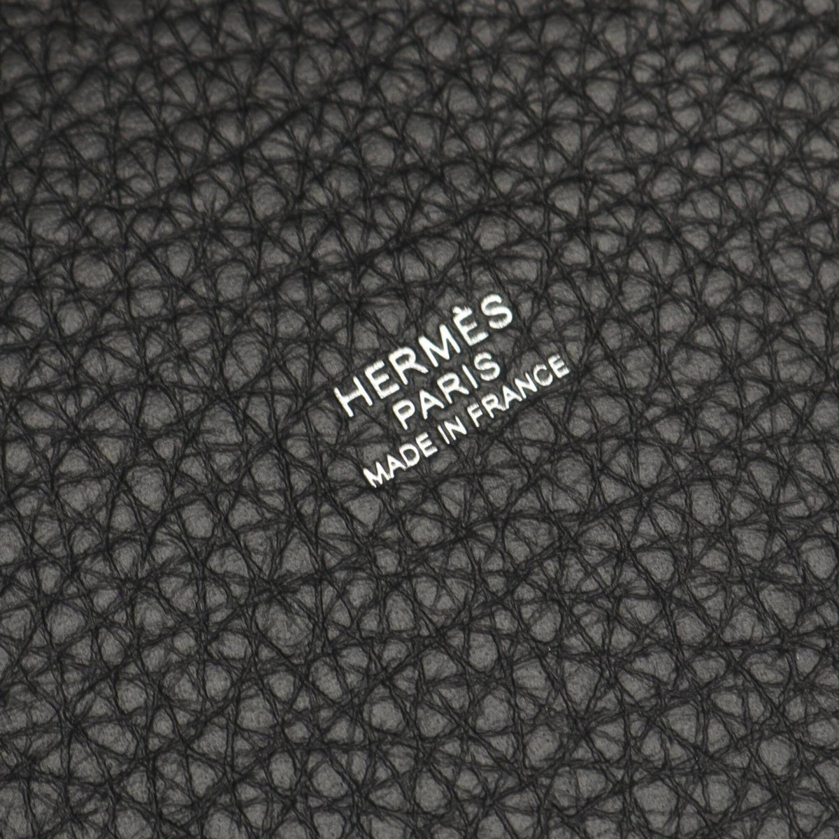 HERMES Handbag Taurillon Clemence Leather