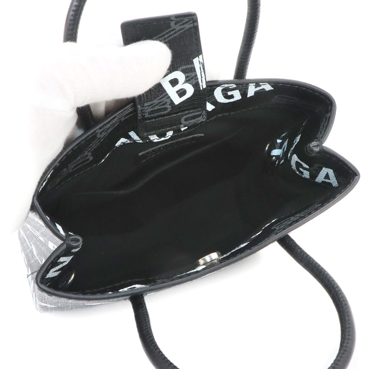 BALENCIAGA Handbag Shoulder Bag Pvc Leather