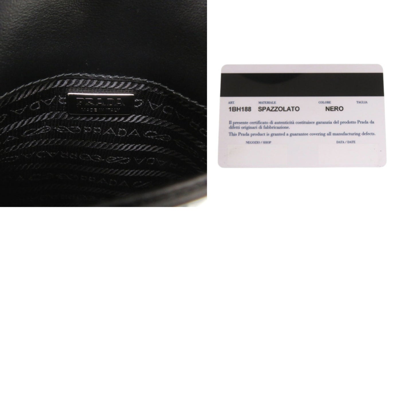 Shoulder Bag Leather By Prada