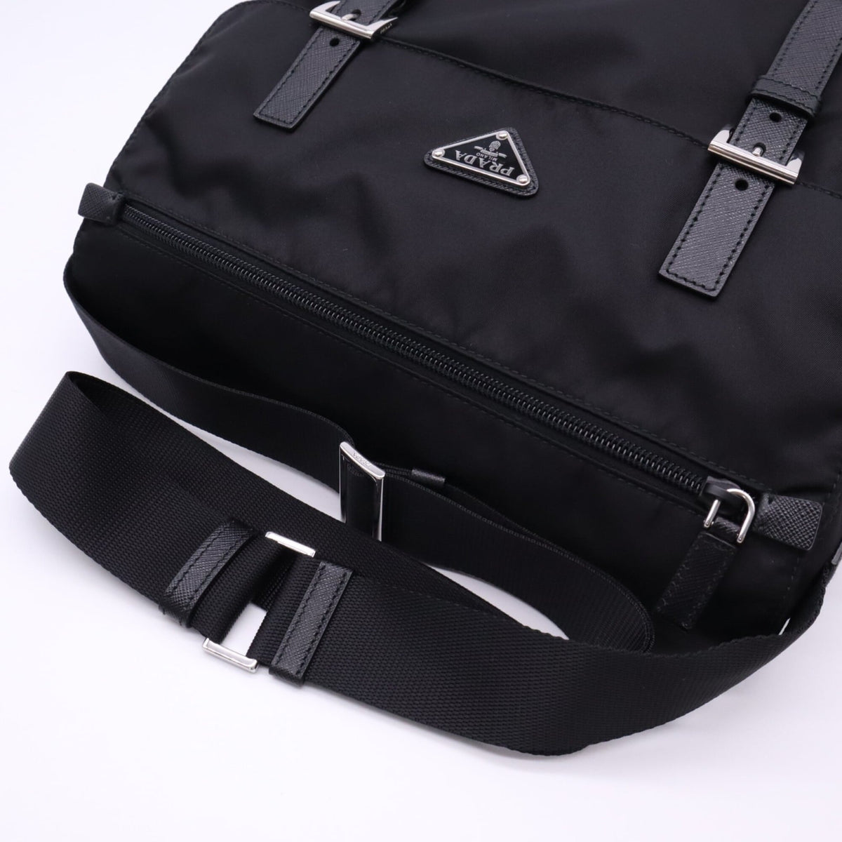 PRADA Shoulder Bag Nylon Saffiano