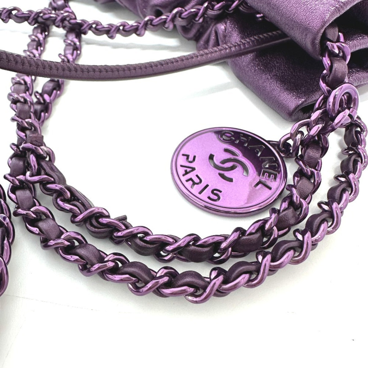 CHANEL Shoulder Bag Leather