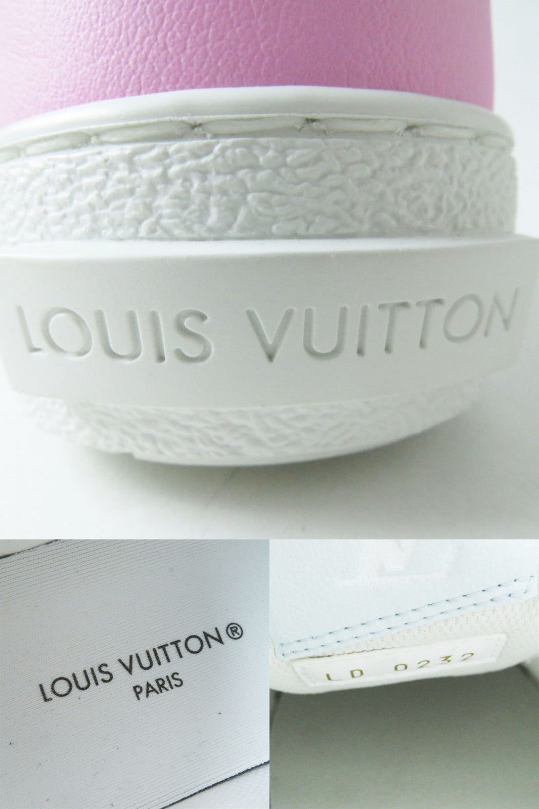 Louis Vuitton Sneakers Not Written Pink X White Women 35