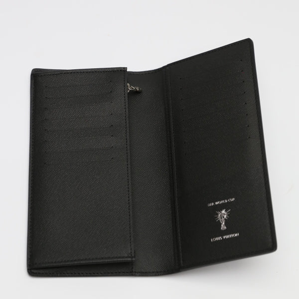 Louis Vuitton Long Wallet Purse M63294 Epi Leather Noir Portefeuille Blaza Epi Russia 2018 Fifa