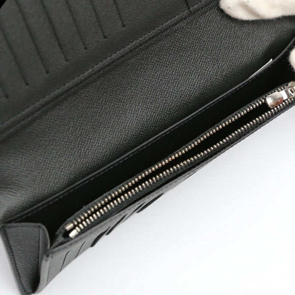 Louis Vuitton Long Wallet Purse M63294 Epi Leather Noir Portefeuille Blaza Epi Russia 2018 Fifa