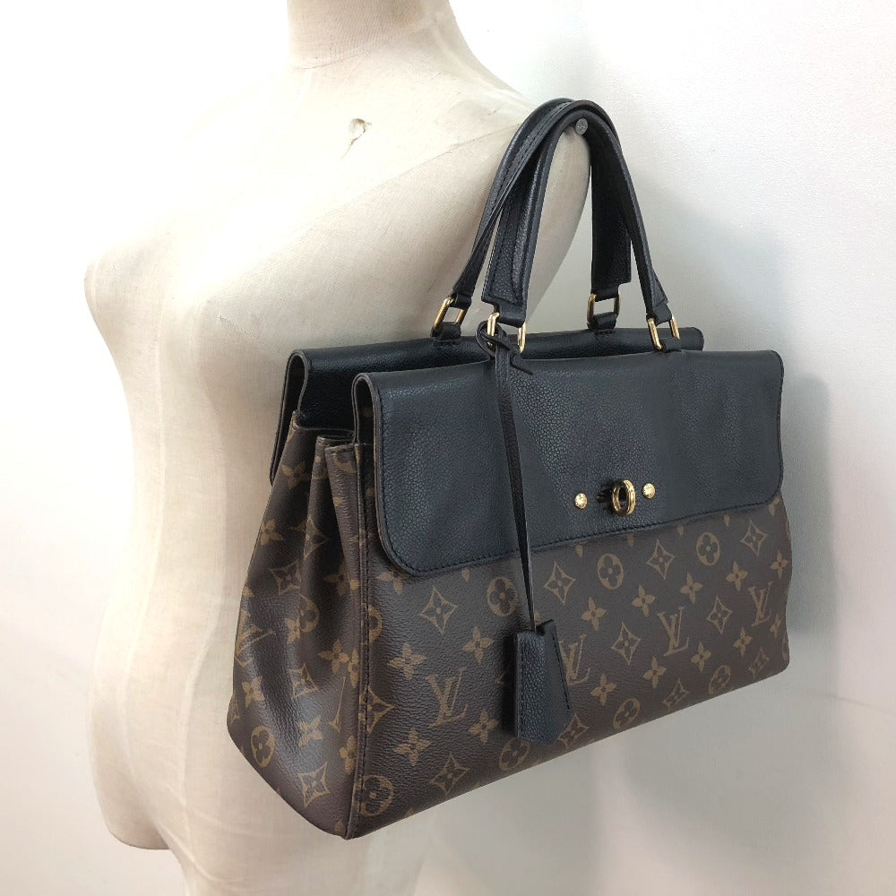 Louis Vuitton Handbag M41737 Monogram Canvas Black Monogram Venus Women