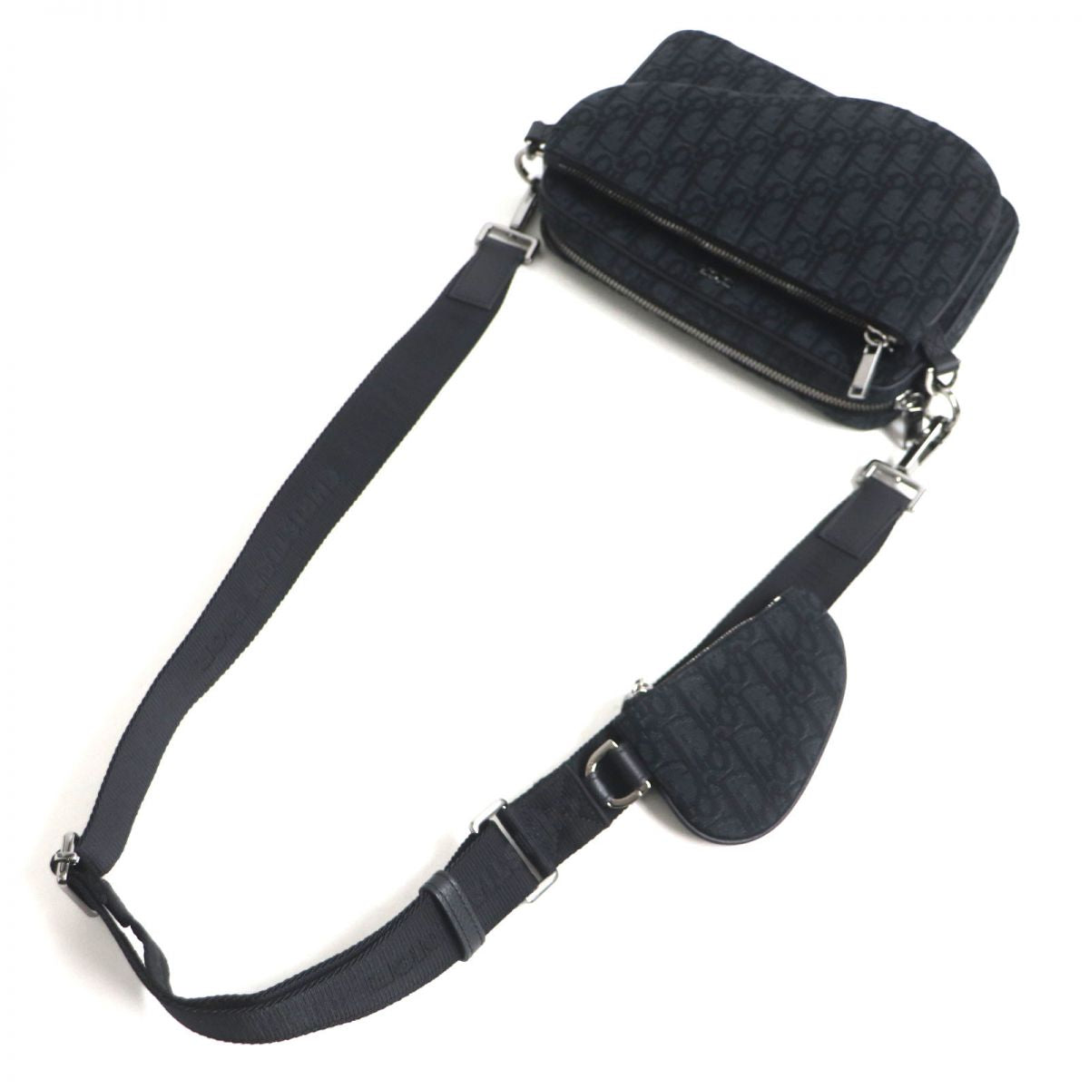 Dior Homme Pouch Canvas Black Mens