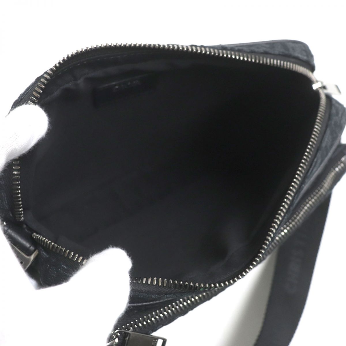 Dior Homme Pouch Canvas Black Mens
