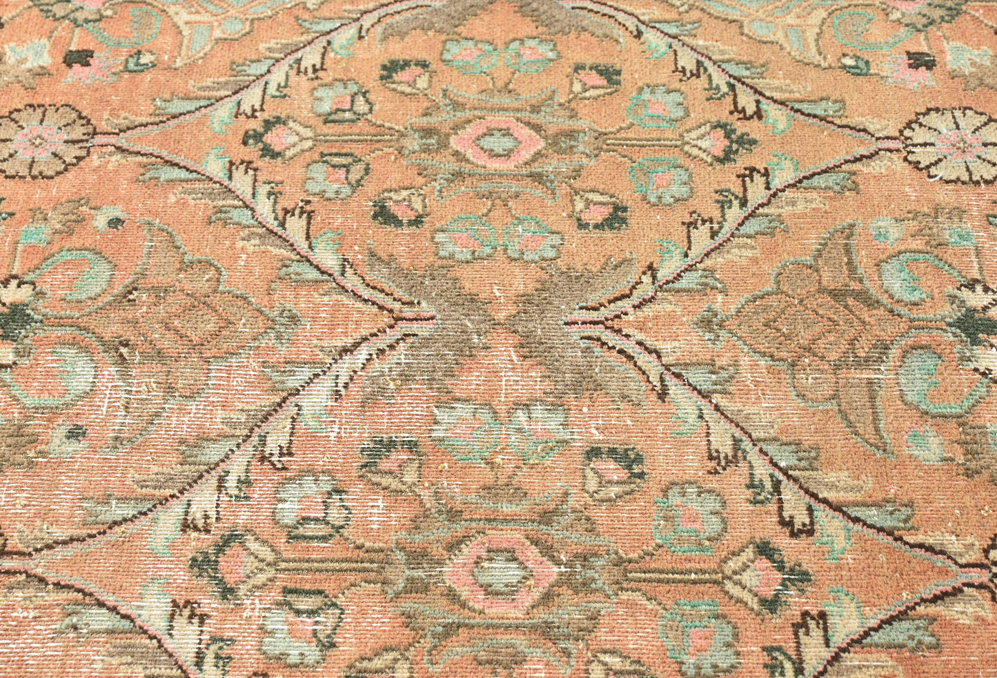 3'4X12'7 Ft Semi-Antique Floral Traditional
