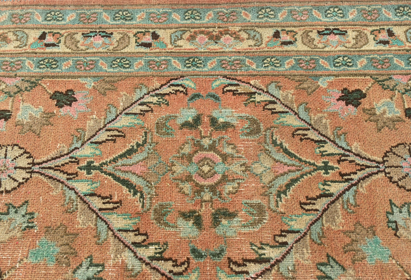 3'4X12'7 Ft Semi-Antique Floral Traditional