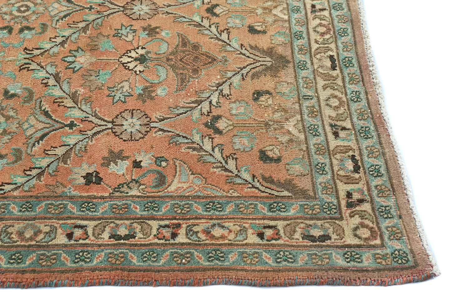 3'4X12'7 Ft Semi-Antique Floral Traditional