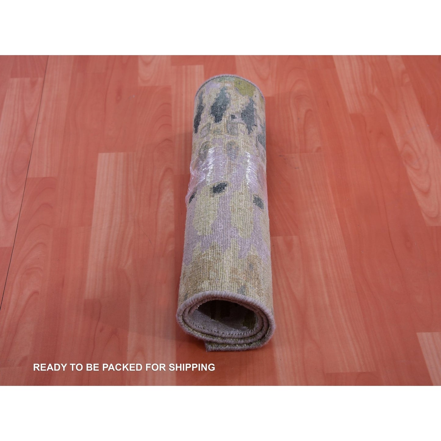 2'X3' Greener Pastures Hand Knotted Silk Crocodile Safari Design Mat Rug