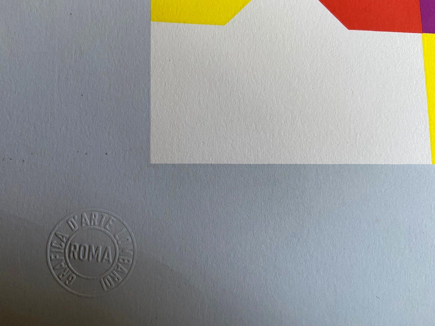 Bruno Munari 'Curve Of Peano 'Serigraph 1994,