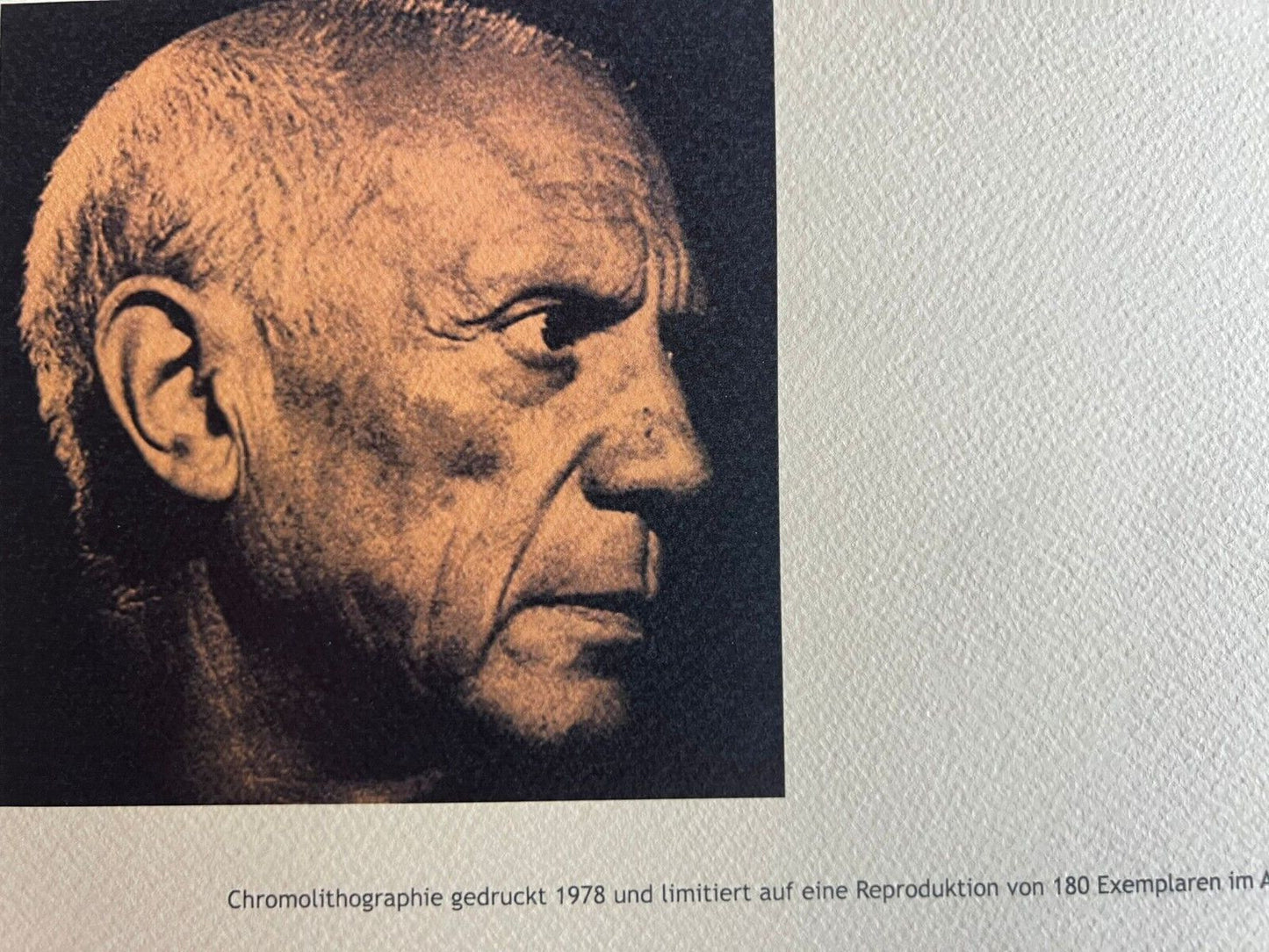 Pablo Picasso Lithograph Coa Signed Limited Print