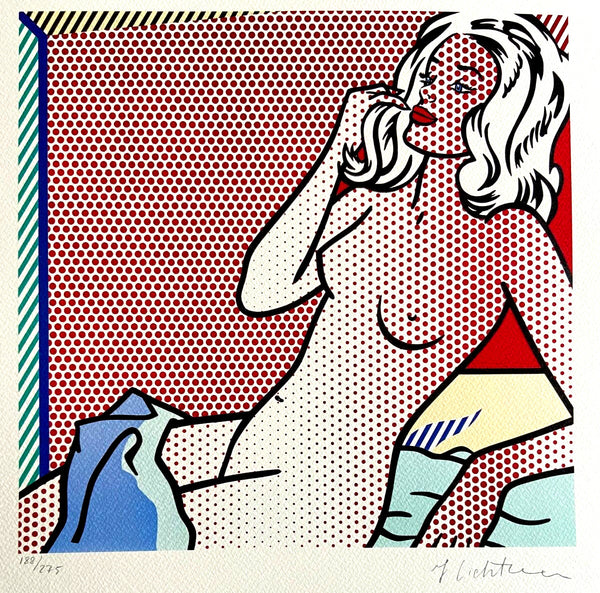 Roy Lichtenstein Lithograph Coa Hand Numbered