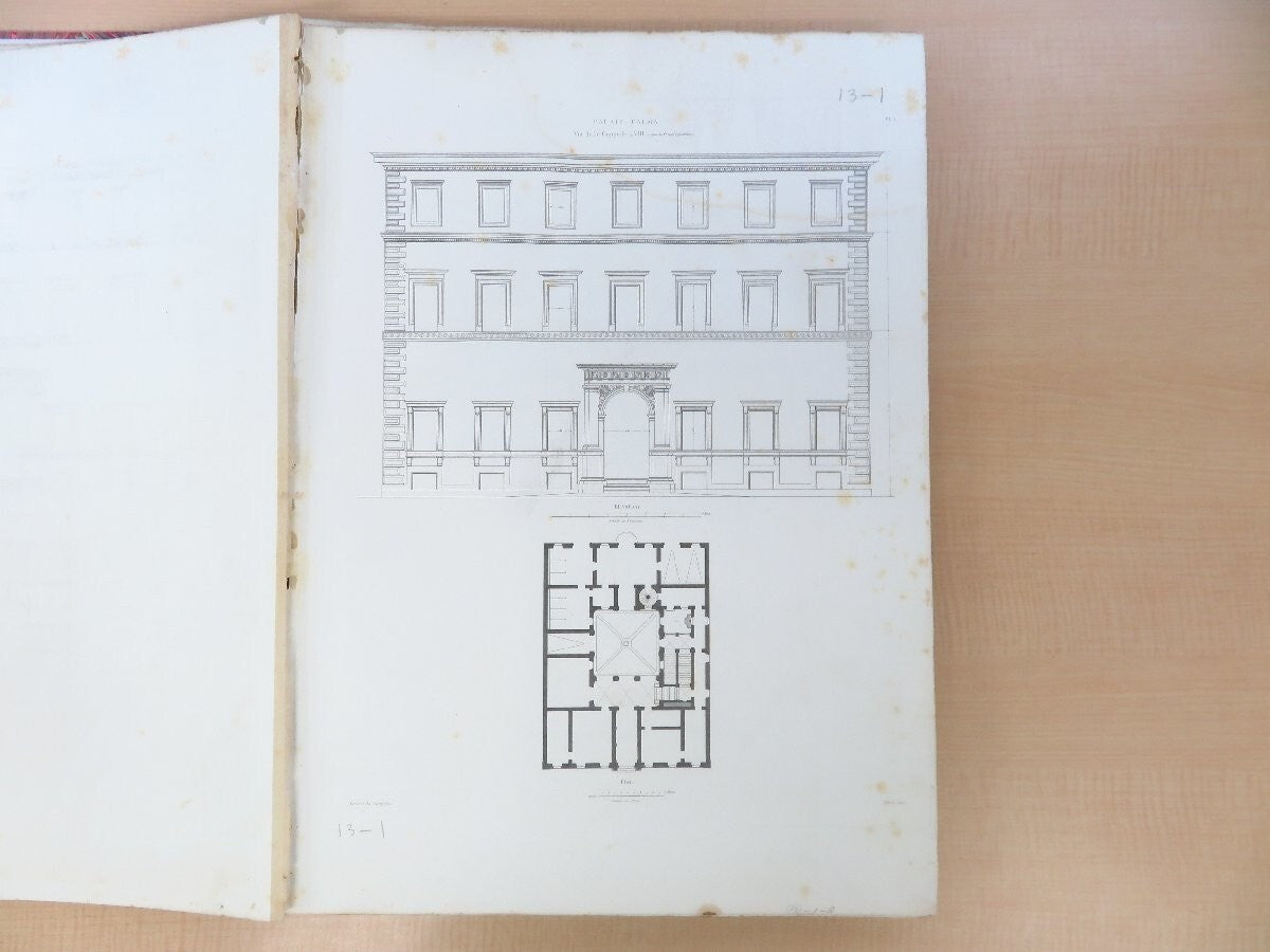 Edifices De Rome Moderne By Paul Marie Letarouilly - Complete 3 Volume Set 1874