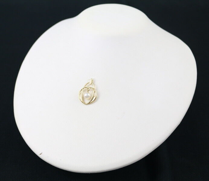 MIKIMOTO Pendant Akoya Pearl 7.0mm 14K 585 Yellow