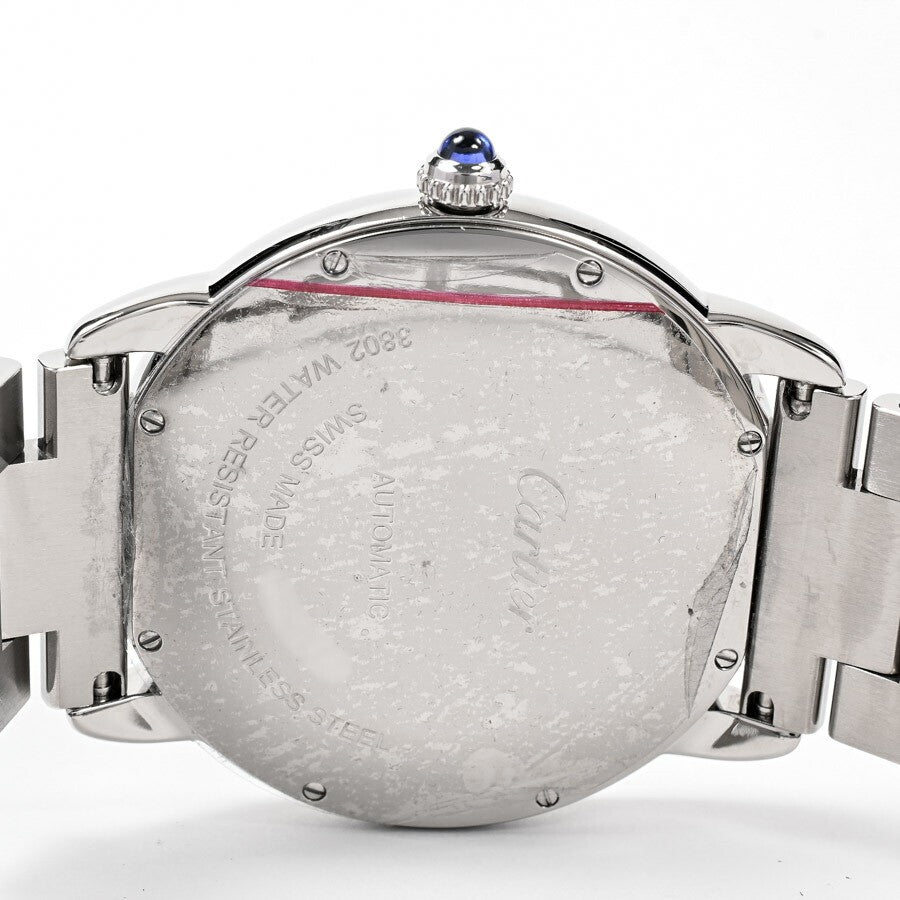 Cartier Rondo Solo De Cartier Xl W6701011 Silver Men'S Used Watch #71021