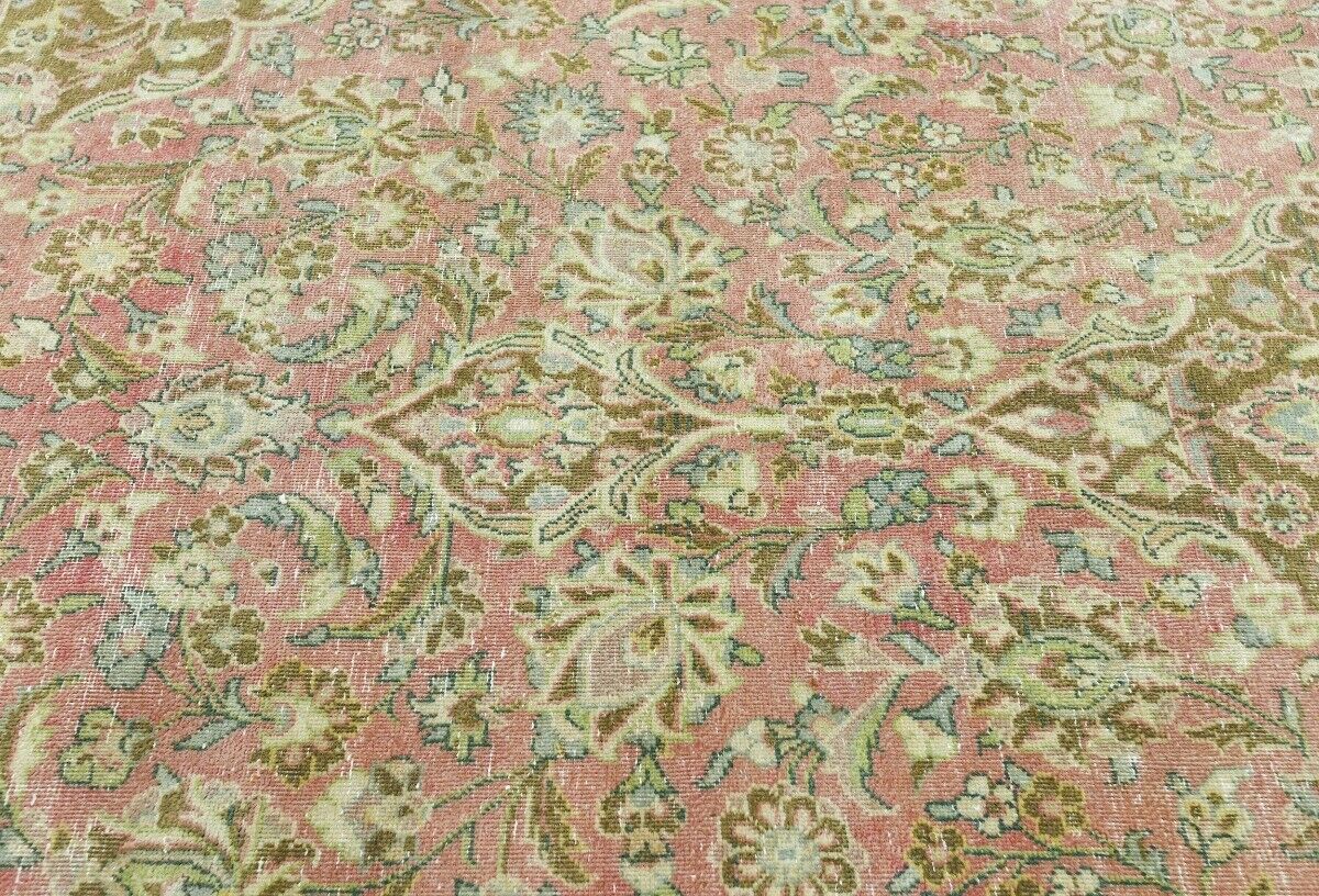 10X15 Antique Distressed Oriental Rug Muted