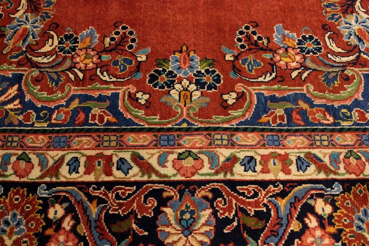 10'0X13'6 Ft Semi-Antique Traditional Handmade
