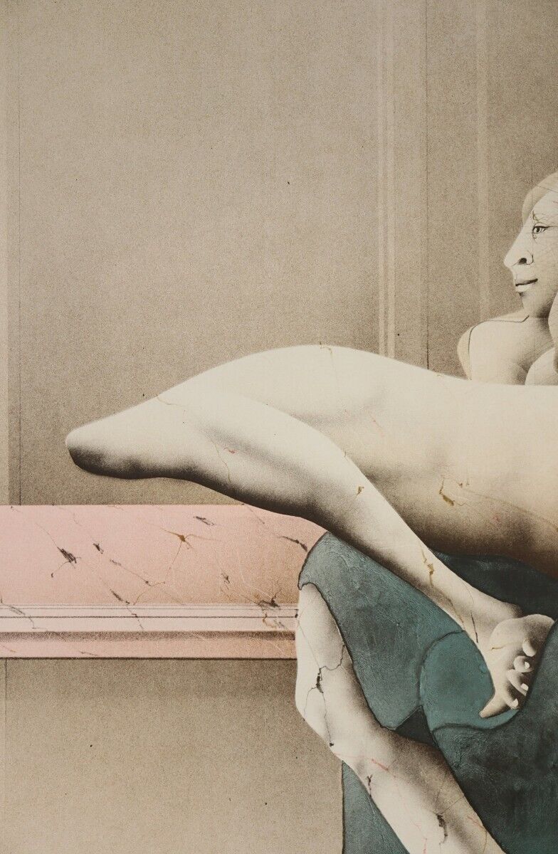 Paul Wunderlich 1975 Original Lithograph Hand