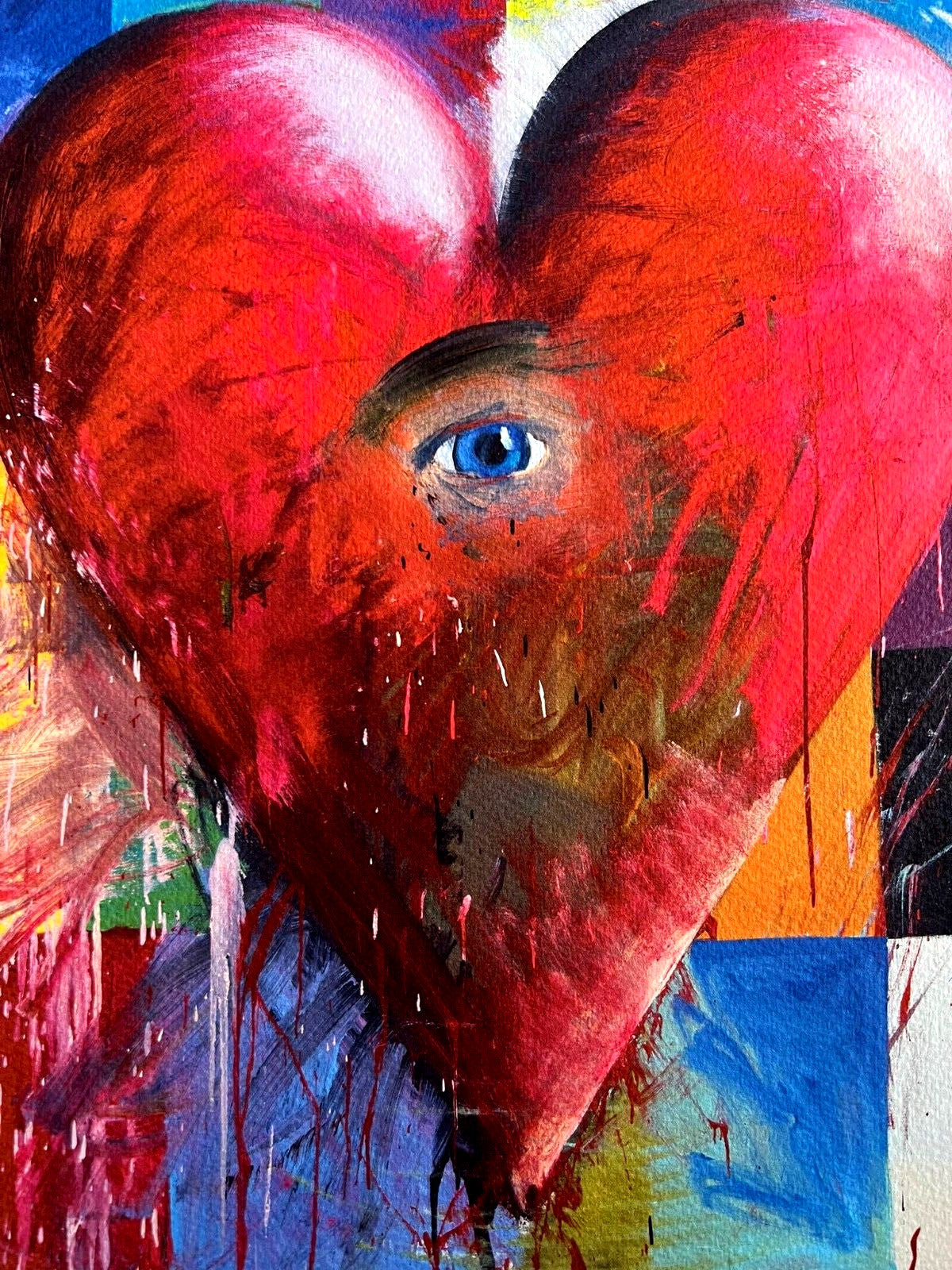 Jim Dine Lithograph Certified Coa Signed In Pen