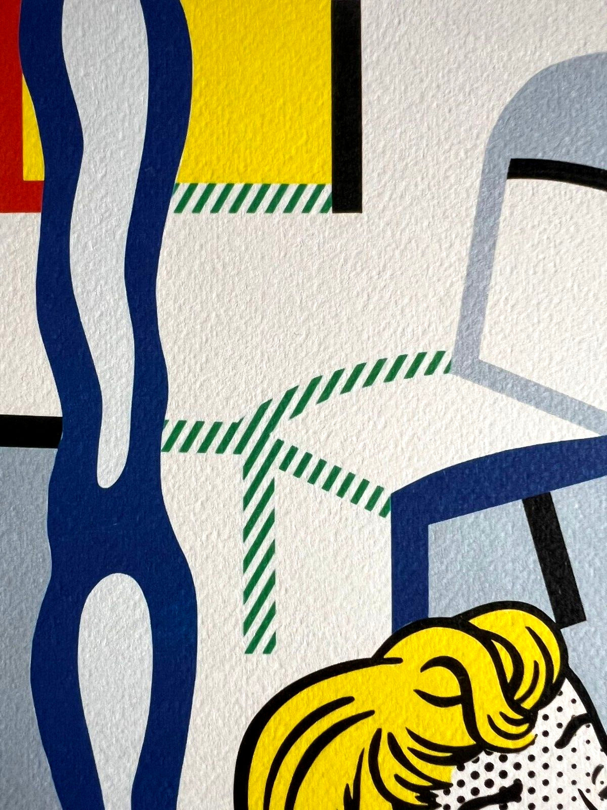 Roy Lichtenstein Lithograph Coa Signed Op Limited Rare