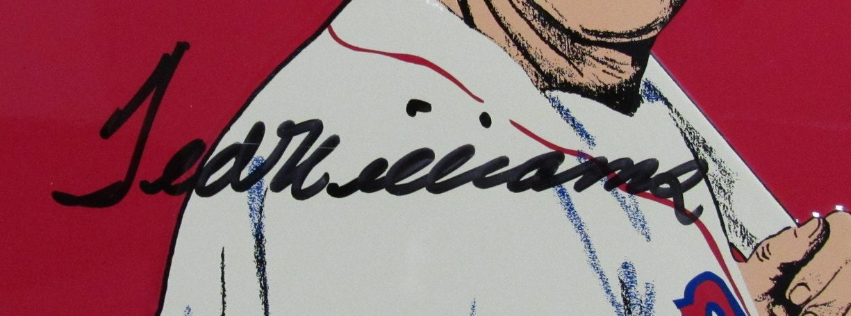 Ted Williams Hof Signed/Autographed 11X13