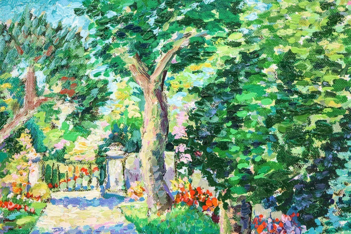 Guy Bgin 1993 Original Oil Painting "Parfum De France Iv" Signed Canadian Art