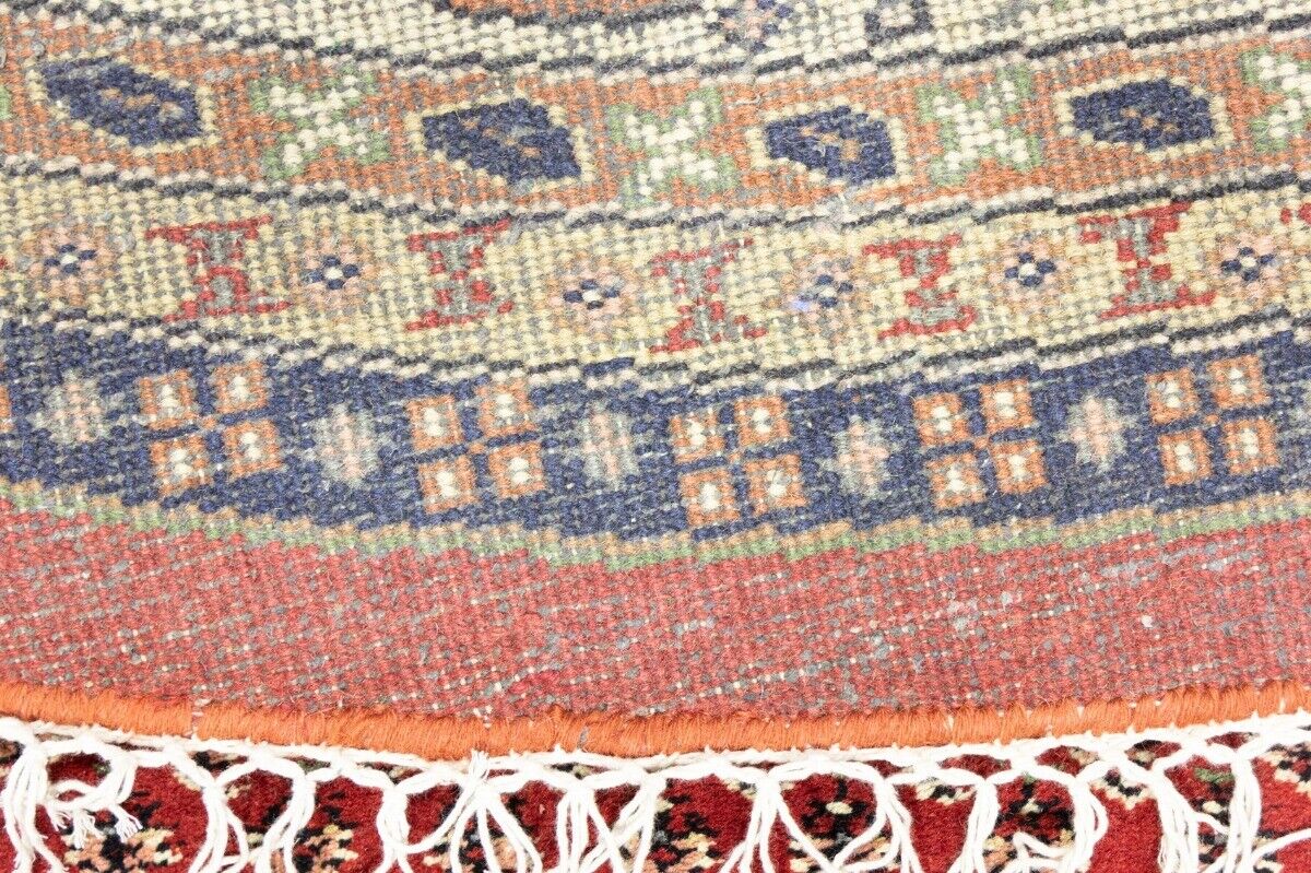 Handmade Tribal Indo Botemir Round Oriental Rug