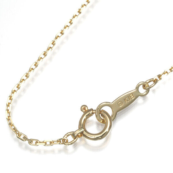 Mikimoto Cable Chain Necklace 43Cm 18K 750 Yellow Gold