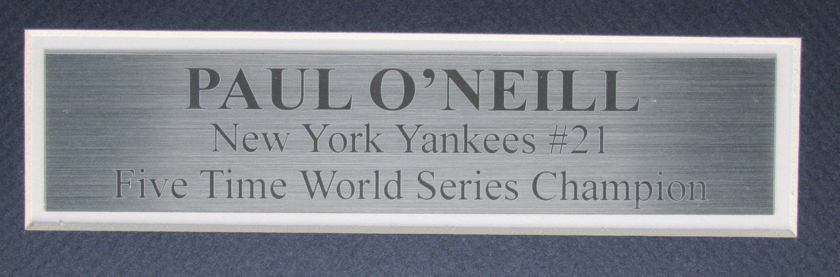 Paul O'Neill Autographed Baseball Jersey New York