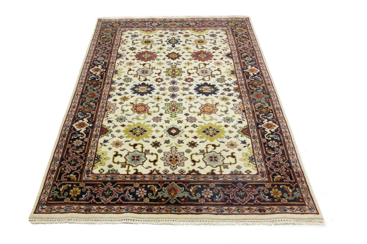 Handmade Floral Design Chobi Rug Wool Oriental