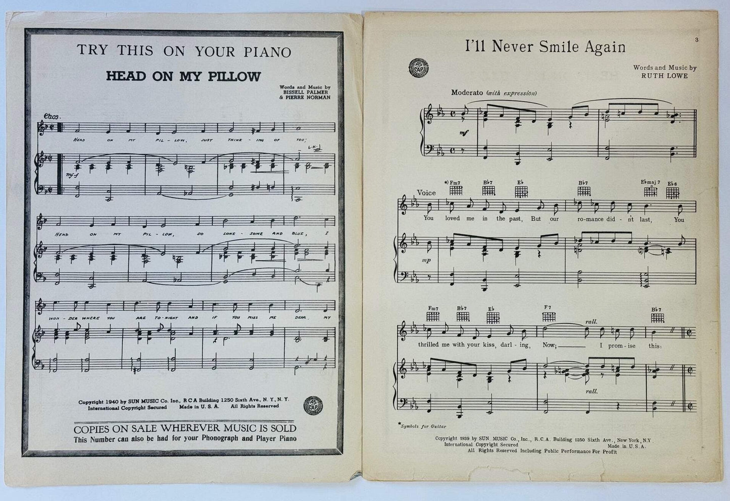 Tony Martin I'Ll Never Smile Again Autographed