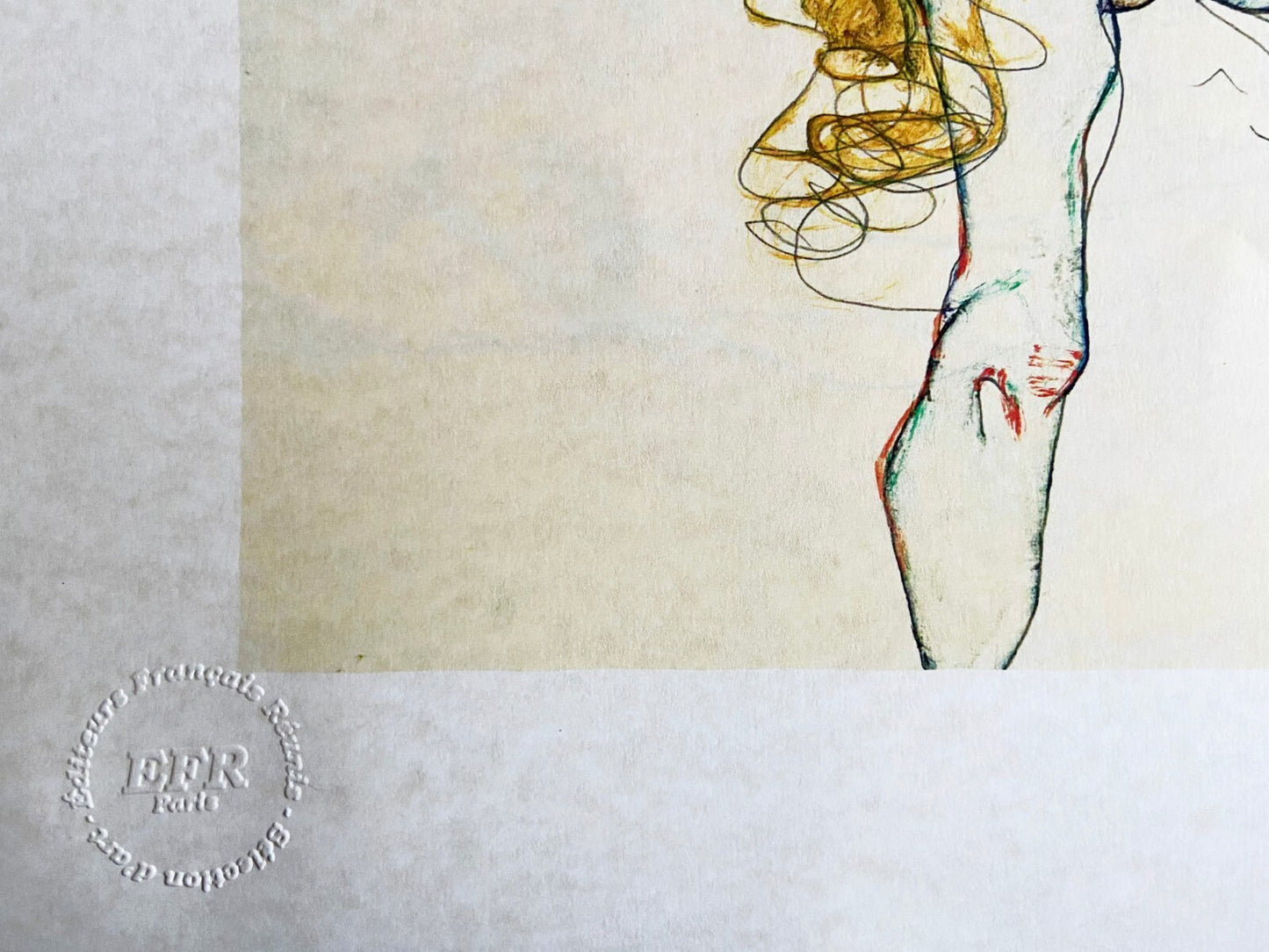 Egon Schiele Lithograph Signed Coa Numbered
