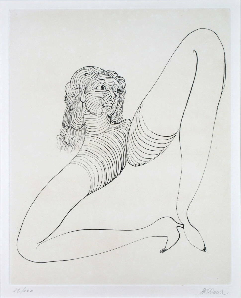 Hans Bellmer Original Etching Pencil Signed